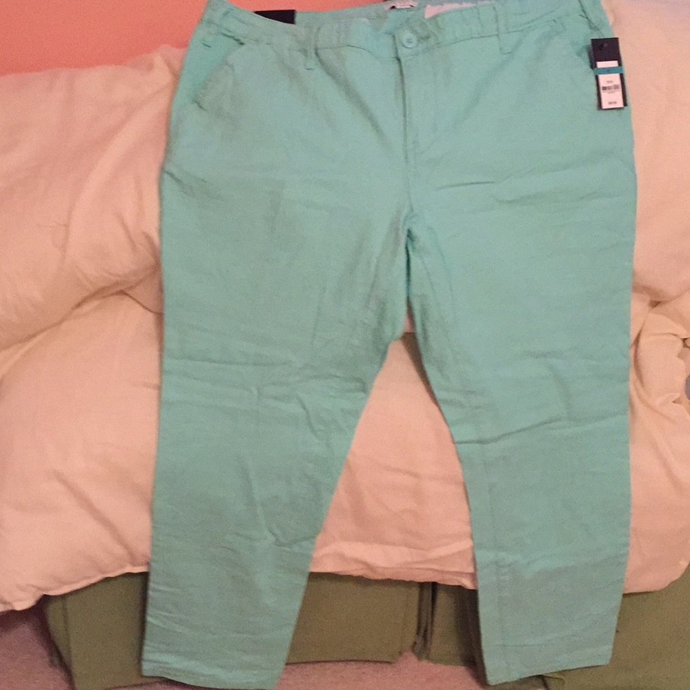 NWT Crown and Ivy linen pants size 16